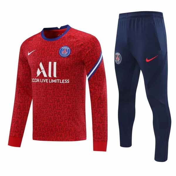 Chandal Paris Saint Germain 2021 2022 Rojo Azul